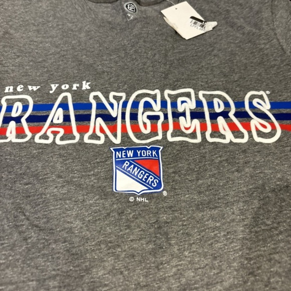 New York Rangers NHL‎ Tshirt Women's Size M 8/10 Gray New